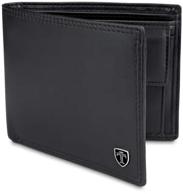 Imagen del producto de Cartera de hombre con protección RFID, con 13 compartimentos para tarjetas y un compartimento para monedas