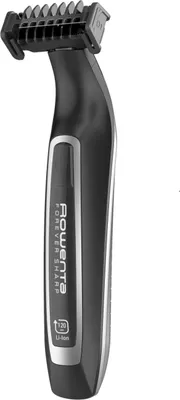 Productafbeelding van Rowenta Forever Sharp baardtrimmer, geschikt voor nat en droog gebruik, zwart en zilver, model TN6000