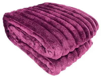 Produktbild von Kuscheldecke Cordoptik 150 x 200 cm mit Flanell & Glitzer Wohndecke