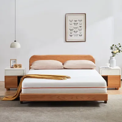 Productafbeelding van Hoogwaardige hybride matras met pocketvering en traagschuim, 90x200x20 cm