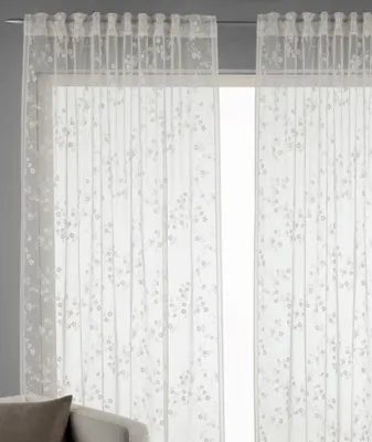 Produktbild von Fertigschal verdeckte Schlaufen 245x140cm - Dekoschal von Albani: 245x140cm / Weiß Größe (HxB): 245x140cm Farbe: Weiß