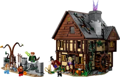 Produktbild von LEGO Ideas Hocus Pocus: Das Hexenhaus der Sanderson-Schwestern Set, Bausatz zum Sammeln für Erwachsene mit Haus, 6 Minifiguren und Zubehör, Halloween-Geschenk für Frauen und Männer 21341