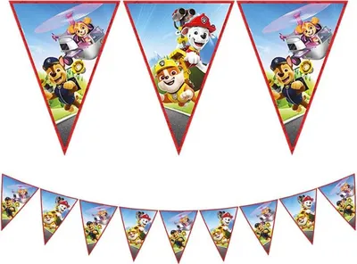 Image de Kit de fanions Paw Patrol Rescue Heroes