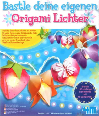 Zdjęcie produktu dla 4M Zestaw do samodzielnego wykonania pięknych lampek origami dla dzieci 68553
