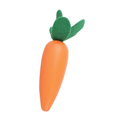 Produktbild von Bigjigs Toys Holz Filz Spielzeug Orange Grün 3x12x3 cm für Kinder ab 3 Jahren