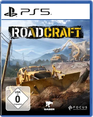 The image shows the cover art for the video game 'Roadcraft' for PlayStation 5.