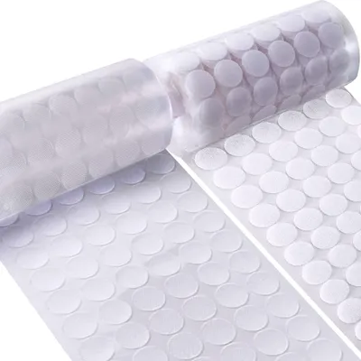 Produktbild von Selbstklebende Klettpunkte – 1008 Stück – Rund – 15 mm Durchmesser