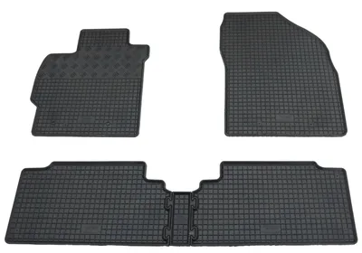 Gummifußmatten Set 5-teilig für Toyota Corolla + Auris (2007-), schwarz