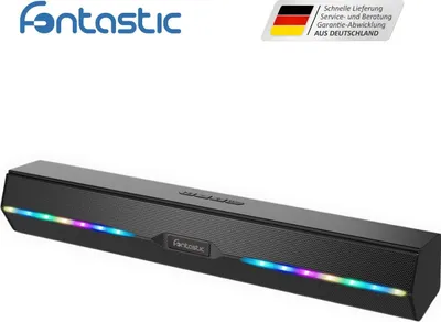 Produktbild von Drahtlose Soundbar Juna Bluetooth 5.3, Freisprech, TWS, LED RGB, 420x68x66mm