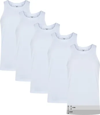 Image de Cappuccino Italia 5-Pack Corrigerend Onderhemd Blanc - Grand L