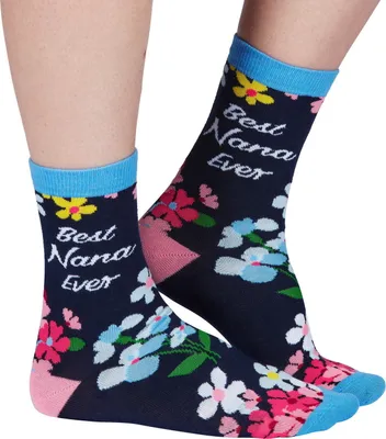 Produktbild von Best Nana ever - Beste Oma Socken in 37-42 im Paar