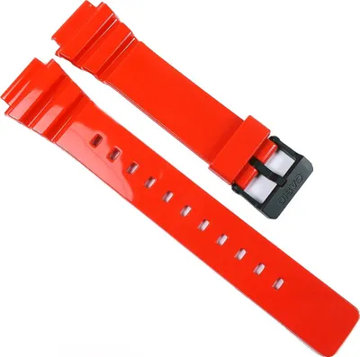 Produktbild von Casio Ersatzband Uhrenarmband 18mm Resin Rot MRW-200HC-4BV MRW-200