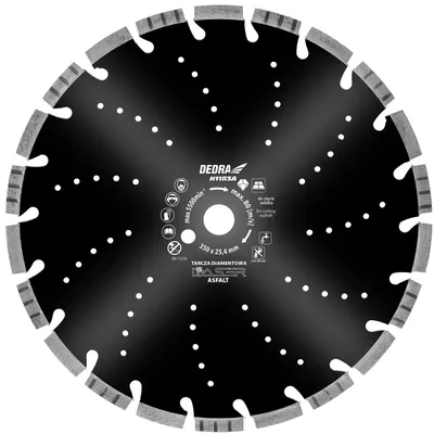 Immagine prodotto di Disco Laser Asfalto 350X25,4Mm #Ded8837 Dedra