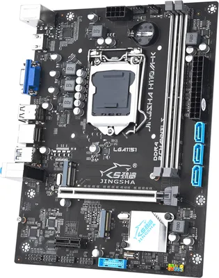 Zdjęcie produktu dla JINGSHA LGA 1151 Procesory Intel Socket LGA1151 Płyta główna do komputerów stacjonarnych 2*DDR4 Do 32 GB 1*Gniazdo PCIE3.0 x16 Płyta główna do gier Home Office 3*SATA3.0 1000 Mb/s Fast Ethernet 1*M.2 NVME 1* M.2 NGFF Obsługuje HDMI VGA