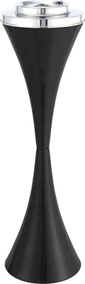 Produktbild von Boden-Aschenbecher mit Deckel 58 cm – Edelstahl, winddicht & selbstreinigend, moderner Standaschenbecher für drinnen & draußen