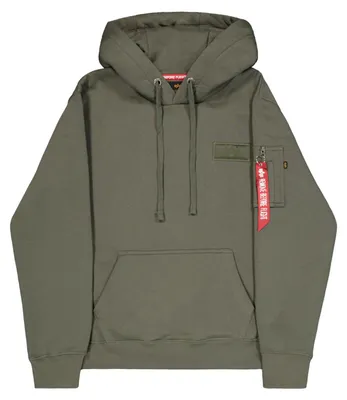 Produktbild von Alpha Industries Back Print Hoody Kapuzensweat für Herren Dark Olive