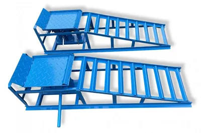 Immagine prodotto di Set 2x rampe di sollevamento con martinetto idraulico max 2000 kg, altezza regolabile,rampa di carico, Kb Global