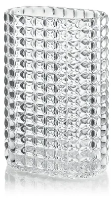 Vase, 20 x 11,5 x 29 cm, Kristall, Tiffany-Design