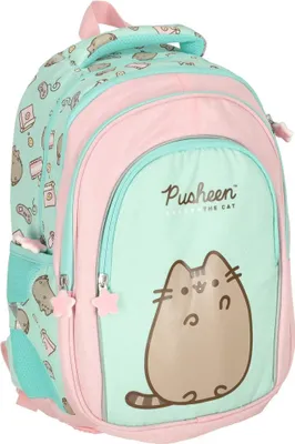 Obrázok produktu pre 4-komorový školský batoh 16 palcový Pusheen Mint