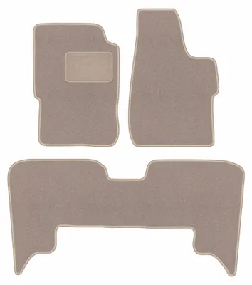 Productafbeelding van Velours automatten voor Opel Monterey 1991-1999 (SUV) – 3-delig, beige, op maat – Wielganizator LUX