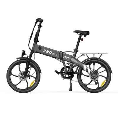 Produktbild von PVY Z20 Pro Elektrisches Fahrrad - 250W Motor 36V10.4AH Batterie 80KM Reichweite Mechanische Scheibenbremse - Grau