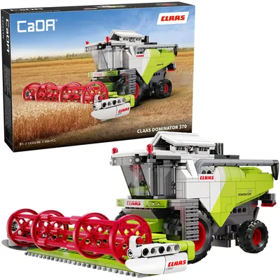 Produktbild von Cada Bauklötze Claas Dominator Mähdrescher 370 384 Stück
