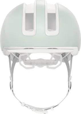 Zdjęcie produktu dla Kask rowerowy ABUS HUD-Y - z magnetycznym, ładowalnym tylnym światłem LED i magnetycznym zapięciem - Stylowy kask miejski do codziennego użytku - dla mężczyzn i kobiet - czysta mięta, rozmiar M (54-58 cm)