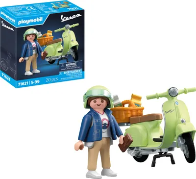 Image de PLAYMOBIL 1969 Vespa 150 Sprint Veloce, vert clair 71621