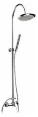 Produktbild von Demm Duschsystem mit Einhebelmischer Set mit Handbrause Duschset Regenbrause 15426, 25437.050.C