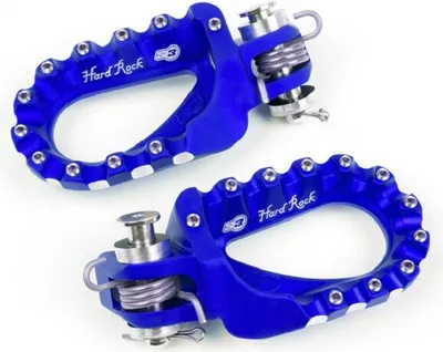 Produktbild von S3 Hard Rock Enduro Fußrasten Aluminium blau