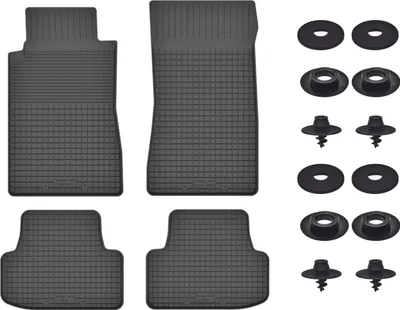 Produktbild von Gummimatten Mit Stoppern Für: Chevrolet Camaro V  (2006-2015) Schwarz Set