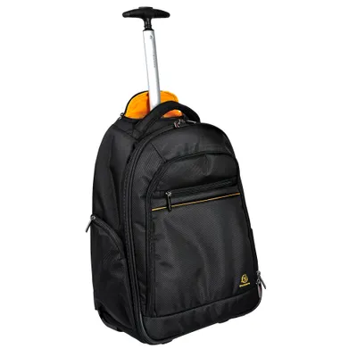 Produktbild von Exacompta Rucksack-Trolley Exactive Kunstfaser schwarz, orange