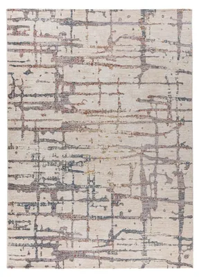 Produktbild von Moderner Teppich Jaka 325 aus Polyester in Creme und Multicolor