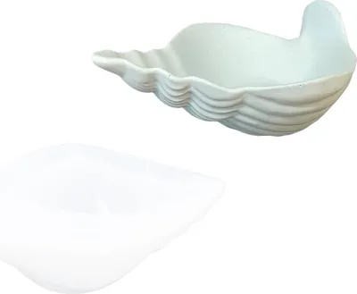 Produktbild von Jesmonite Silikonform Muschelschale 15x12x3,5 cm DIY Dekoration