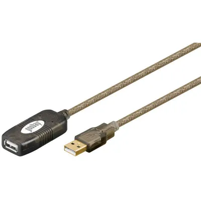 Zdjęcie produktu dla Aktywny przedłużacz USB, 5 m, czarny