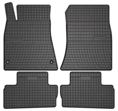 Immagine prodotto di Tappetini auto in gomma adatto per Lexus IS II (2005-2013, berlina) neri, set 4 pz, con fissaggi