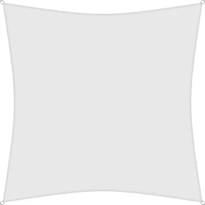 Produktbild von sunprotect 83233 Professional Sonnensegel, 5 x 5 m, Quadrat, wind- & wasserdurchlässig, weiß