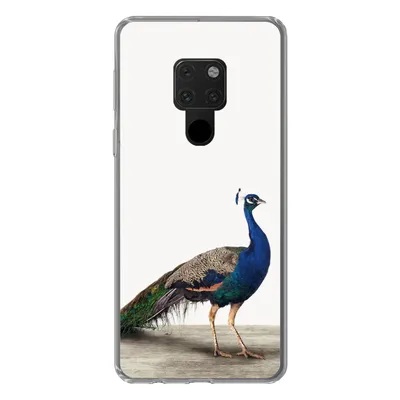 Produktbild von MuchoWow® Handyhülle Schutzhülle Hülle für Huawei P40 Lite Pfau - Federn - Vogel - Kinder - Jungen - Mädchen Silikon Softcase Handy Hülle - Handy