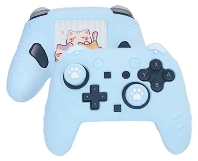 Produktbild von Für Nintendo Switch 2 Pro Game Controller Silicone Protective Cover Blau