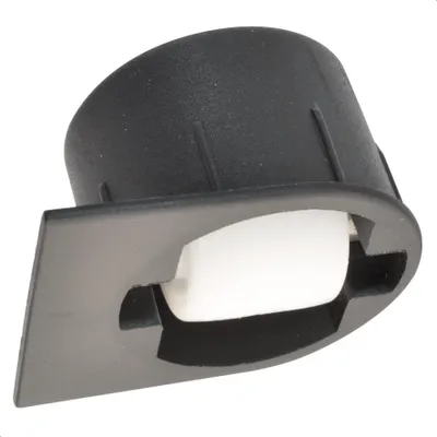 Produktbild von WAGNER Lenkrolle ROLLER-MINI - Durchmesser Ø 15 mm, hart, Gehäuse schwarz 30/Ø25 x 17/2 mm, Tragkraft 50 kg - 01705401