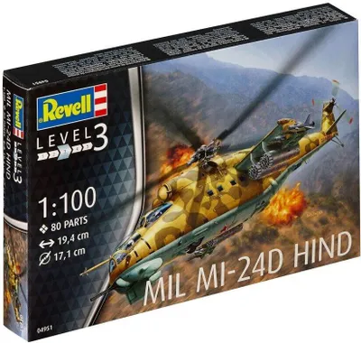Produktbild von Revell 04951 1:100 Mil Mi-24D Hind