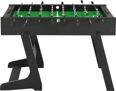 Produktbild von vidaXL Klappbarer Kickertisch 121 x 61 x 80 cm Schwarz