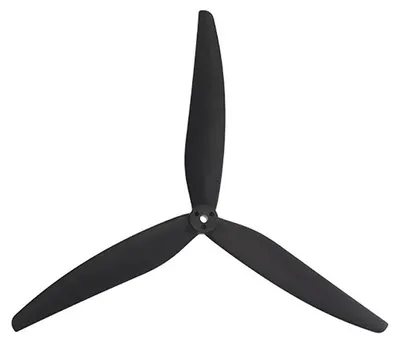 Produktbild von Gemfan 1145-3 11 Zoll 3-Blatt Propeller Schwarz (1CW+1CCW)