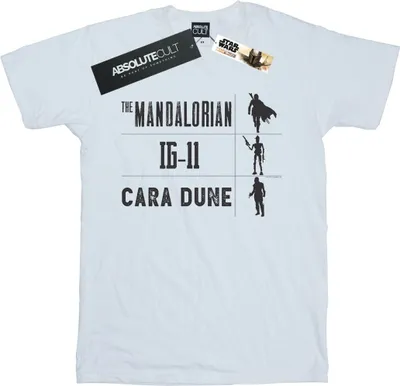 Immagine prodotto di Star Wars - Maglietta da uomo "The Mandalorian Warriors" BI47065 (S) (bianca)