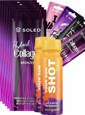 Obrázek produktu pro Soleo Collagen Hybrid 5x15ml Bronzer na opalování +