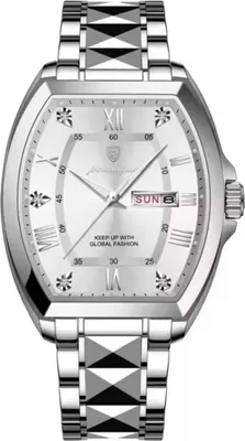 Produktbild von Elegante Herrenuhr POEDAGAR TO-35007 in Silber KP35007