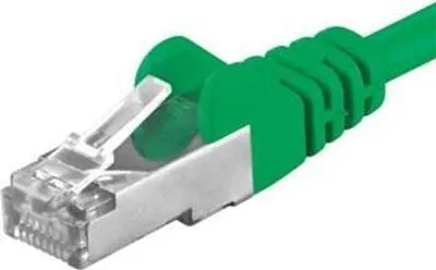 Produktbild von PremiumCord SP6ASFTP050G Netzwerkkabel Grün 5 m Cat6a S/FTP (S-STP) (sp6asftp050G)