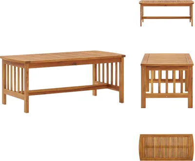 Produktbild von vidaXL Couchtisch 102x50x43 cm Massivholz Akazie - Couchtische