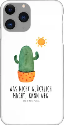 Produktbild von Mr. & Mrs. Panda Iphone 11 Pro Handyhülle Kaktus Sonne - Weiß - Geschenk, Handy Case, Geschenkidee, Premium Kunststoff, Kakteen, Freundin, Glück, Scheidung, Neustart