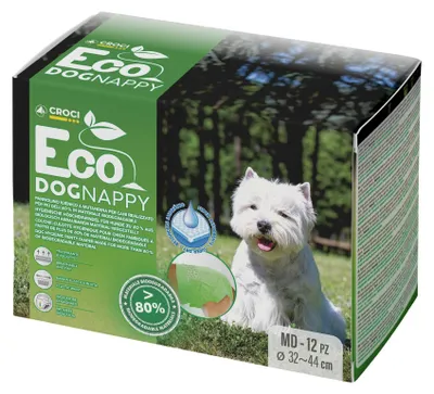 Produktbild von Croci Eco Hundewindel – Windeln für männliche Hunde – Hundeunterhosen zum Pinkel